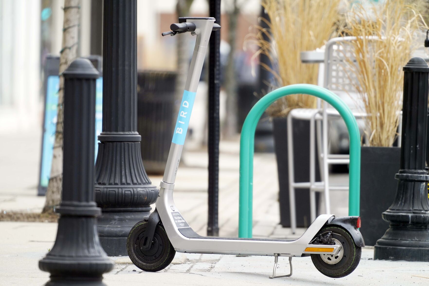 e-scooter on North street